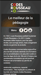 Mobile Screenshot of codesrousseau.fr